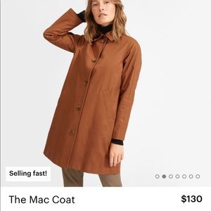EVERLANE MAC COAT SZ 6